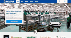 Desktop Screenshot of delcor.com.pe